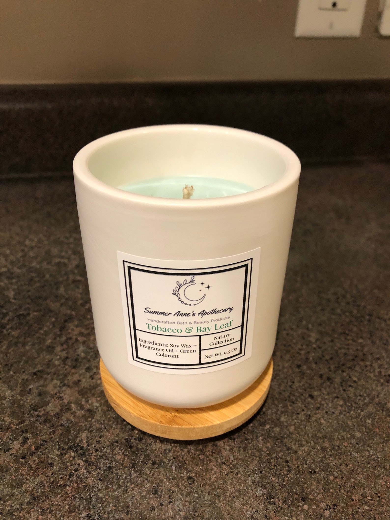 Tobacco & Bay Leaf Soy Wax Candle fresh Mix of Bay Leaf Fir Etsy UK