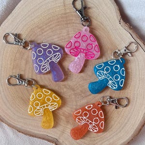 Mushroom Key Chain