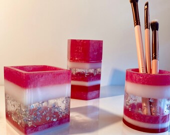Small Round Handmade Resin Jewelrytoothbrush Holders