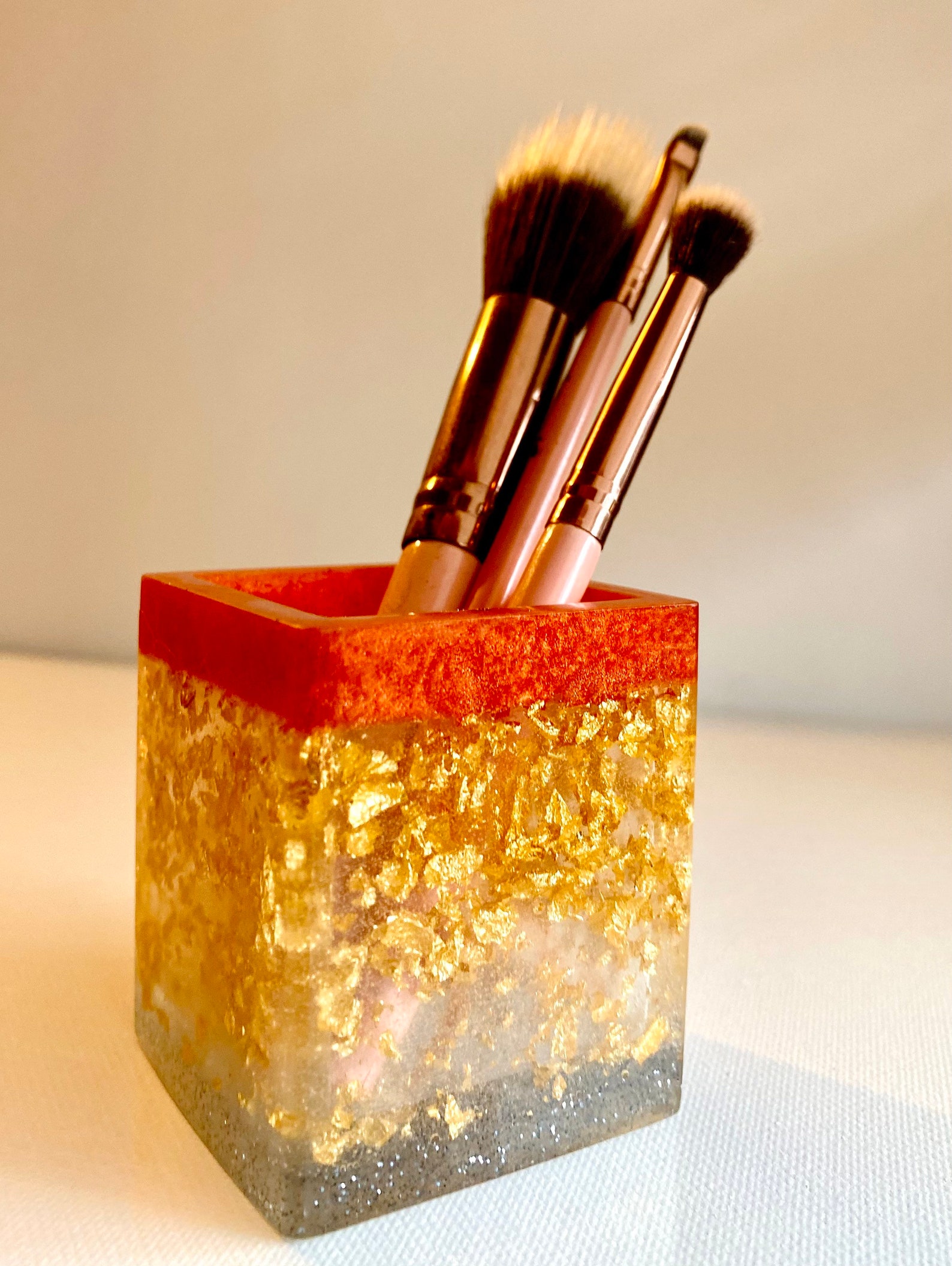 Custom Handmade Resin Pen/Toothbrush Holders Etsy