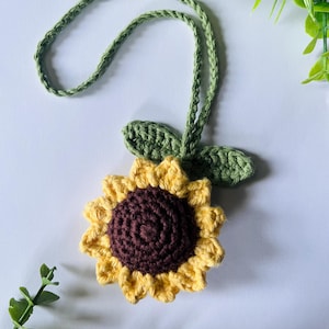 Sunflower Car Rearview Mirror Hanging Charm/Bag Charm/Car Accessory