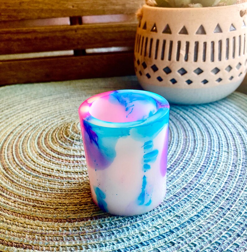 Small Round Handmade Resin Jewelrytoothbrush Holders
