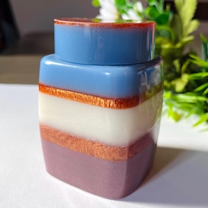 Trinket Jar with Lid/ Stash Jar