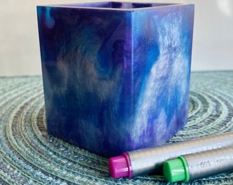 Small Round Handmade Resin Jewelrytoothbrush Holders