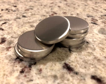 Lot of 15 24 Gauge 1//2/" Stainless Steel #4 Discs