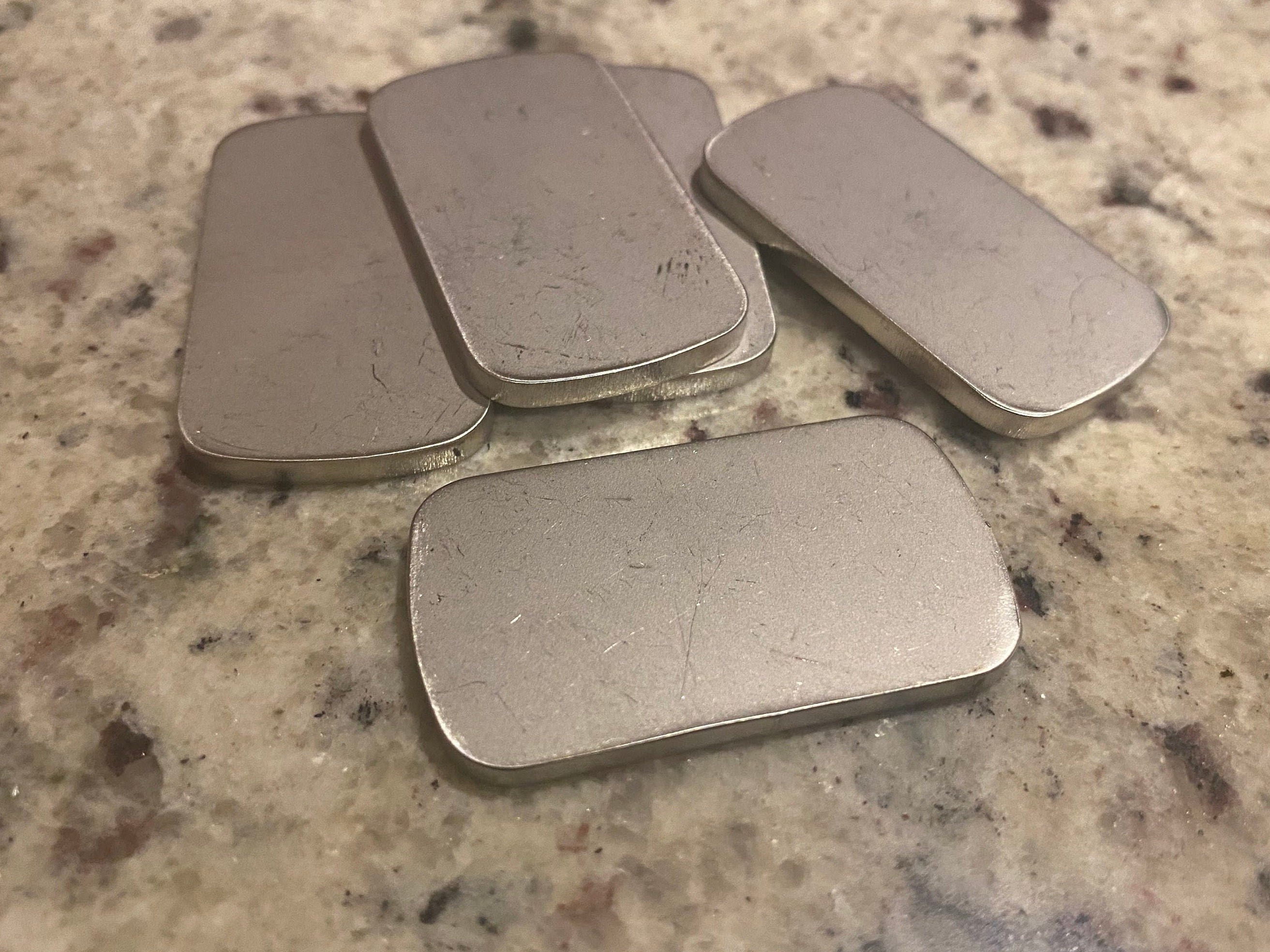 Dog Tag Blanks-stainless Steel single or Package of 10, Highly Polished  Shiny or Matte , High Quality, USA, Stainless Steel Tags-military 