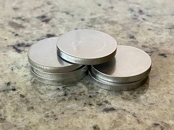 Stainless Steel Discs 1/8" Thick Discs, 8 Gauge, Heavy Duty Blanks