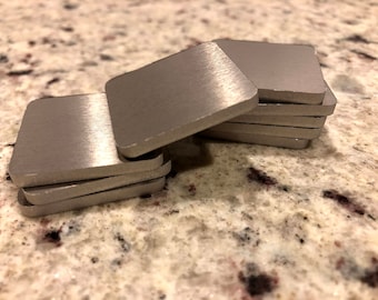 25 Blanks 12 x 6 12G Cuff Blanks Pure 1100 Aluminum Bracelet Blanks Choose Polished or RAW 12 Gauge Thick Flat Made in USA