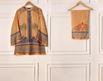 Agha Noor Light Marina 2 Piece Co-Ord Set Ready to Wear