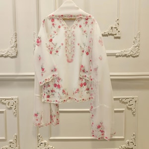 white christmas dresses Agha Noor 2 Piece main image 0