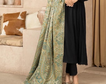 Jacquard Shawl Pakistani Ready To Wear Pashmina Collection