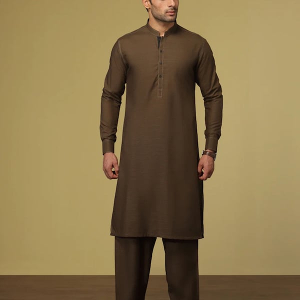 J.Junaid Jamshed Men's Kameez Shalwar Pakistani Designer Size Large