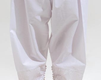 Cotton Embroidered Shalwar Pakistani Indian Wear Medium