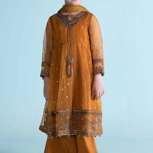 Maria B Kids Collection Embroidered Dress Ready To Wear