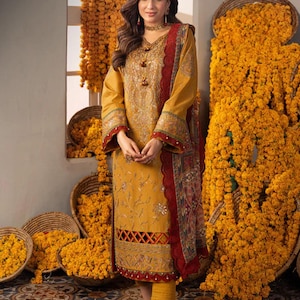 Asim Jofa Original Cotton Jacquard Embroidered Aira Collection Pakistani Designer Wear