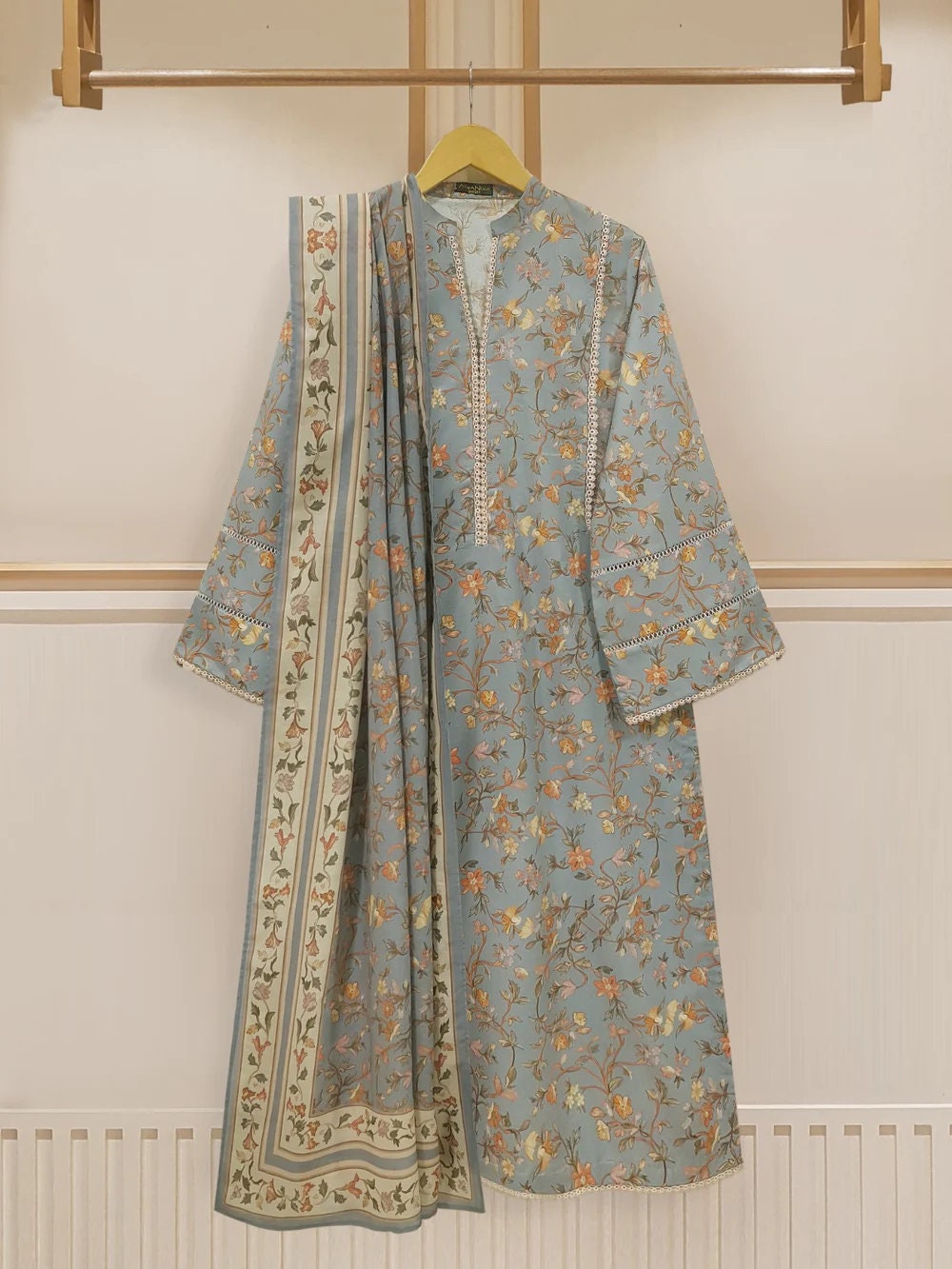 Agha Noor 3 Piece Digital Printed Lawn Suit | S111509-09