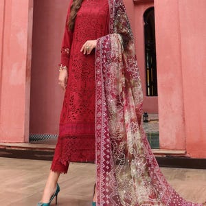 mukesh dresses designs 2018 When elegance comes together, Mukesh & Gota dresses like this are created., Sash brings you a truly elegant outfit with a beautiful silver touch and a soothing ice blue color , Order now and