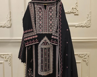 Agha Noor Embroidered Lawn Shirt & Dupatta Set, Pakistani Designer Wear