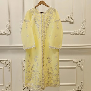 Agha Noor Original 2 Piece Lawn Embroidered Shirt & Pant Pakistani Indian Bangladeshi Designer Ready To Wear