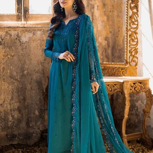 Azure Brand Original Chiffon Embroidered Dress Ensembles Collection 2025  Pakistani Designer Wear *restocked*
