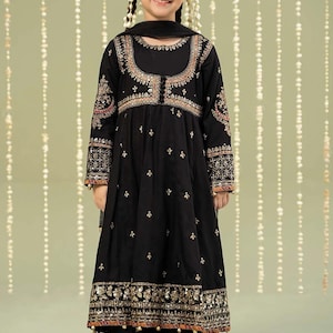 Maria B Kids Collection Embroidered Dress Ready To Wear