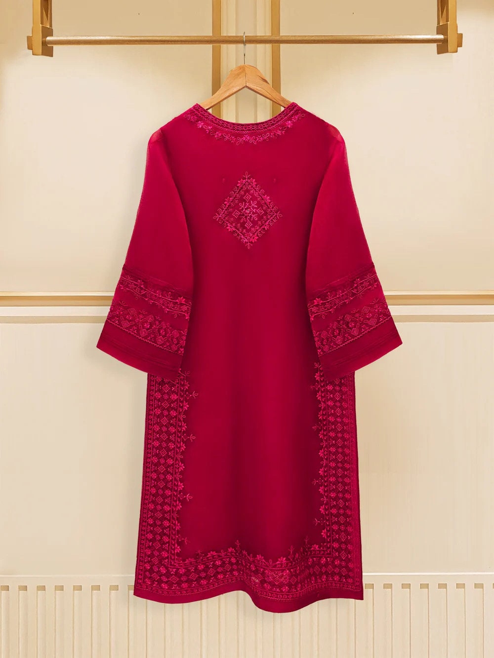 agha noor organza dress 3 Piece