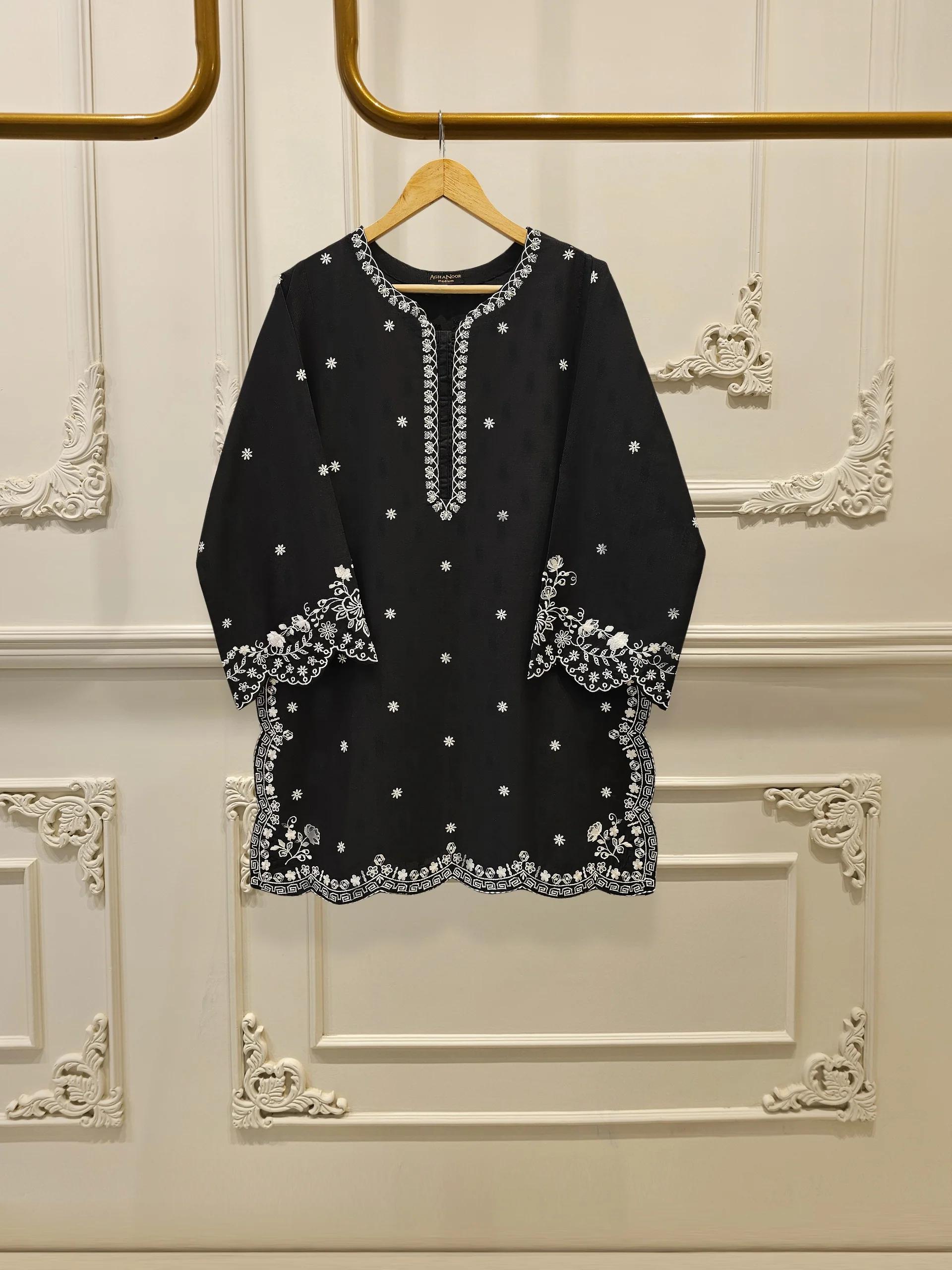 Agha Noor Black Dress - Etsy