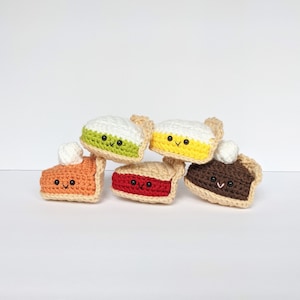 Crochet pie plush | Baby pie slice | Play food