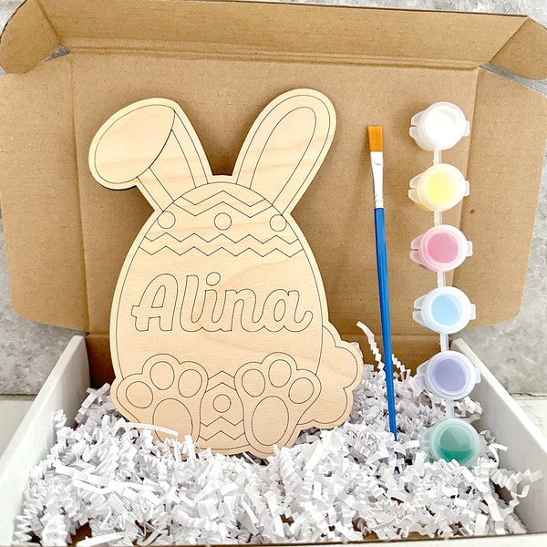 Personalized Easter Paint Kit | Paint Kit for Kids | DIY Children's Craft Kit | Gift for Family Children | Easter Painting Craft