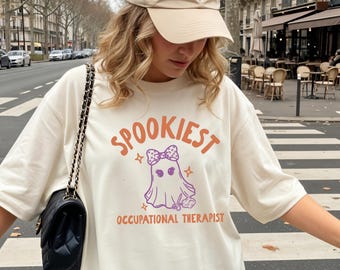 Koszulka terapeuty zajęciowego na Halloween, najstraszniejszy t-shirt OT