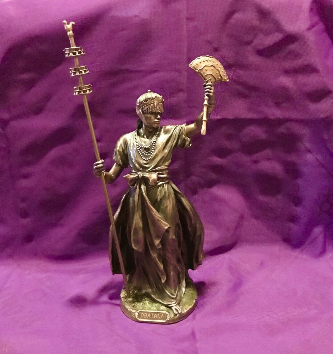 Figure Oshira OBATALA Santeria YORUBA IFA 24cm Etsy