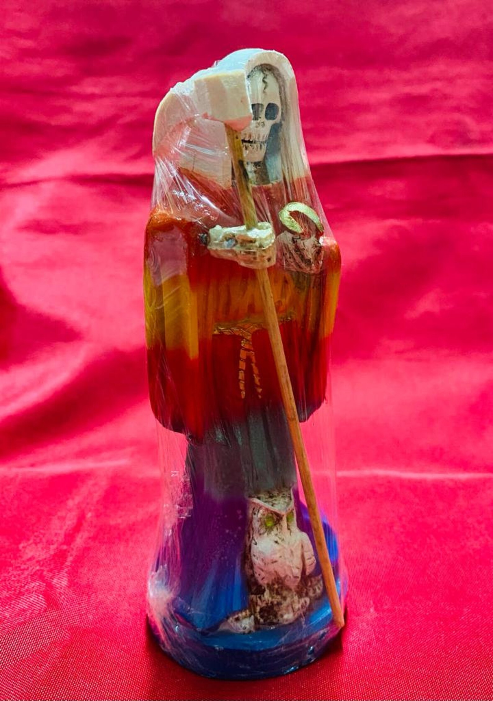 Santa Muerte 7 COLORS 17 Cm With Load Import Of Mexico Etsy