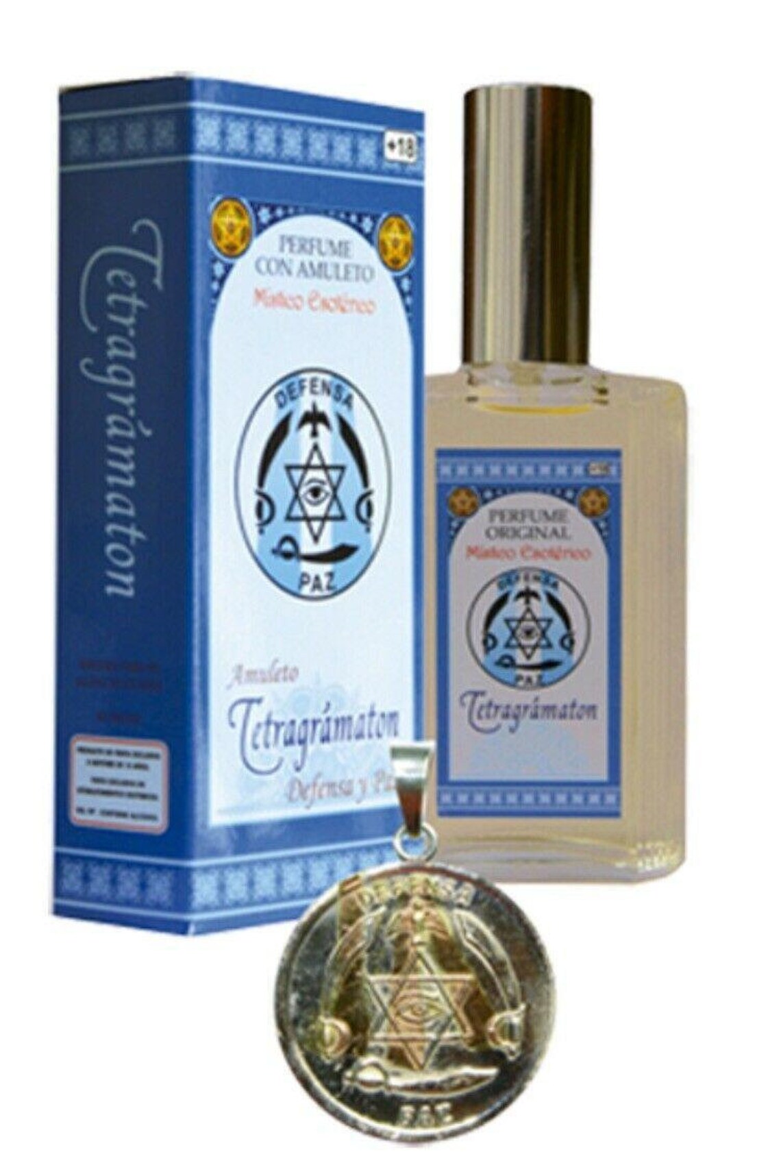 Parfum ésotérique à lamulette Tetragramaton défense et Etsy France
