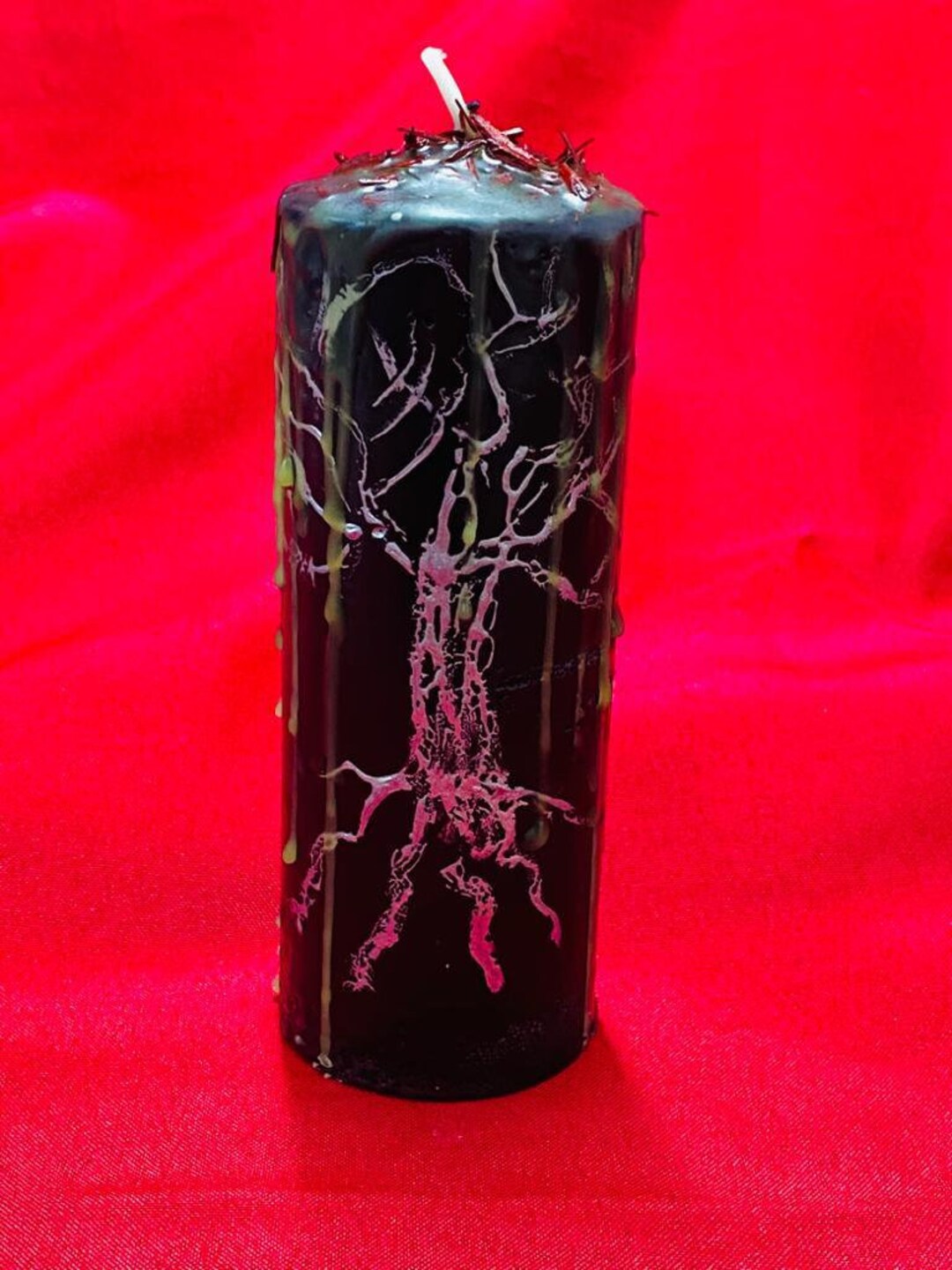 Altar Candle Ritual Candle Tree of Life Candle Etsy
