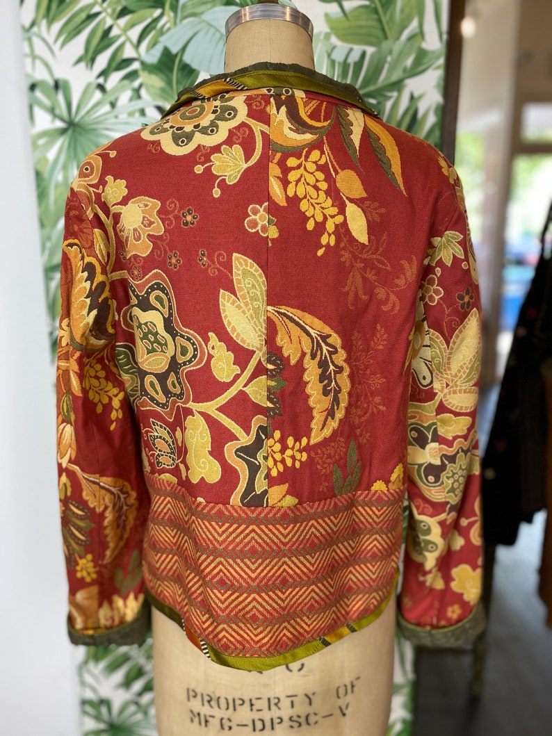 Handmade Mixed Media Tapestry Jacket Etsy