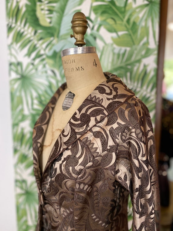 100% Silk Blazer with Bell Sleeve