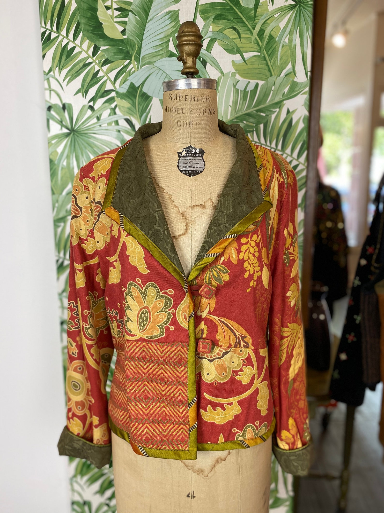 Handmade Mixed Media Tapestry Jacket Etsy