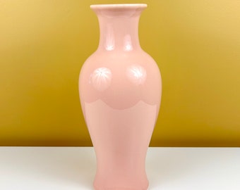 Blush Pink Haeger Pottery Vase