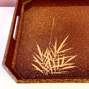 Midcentury Hand Painted Serving Tray image 5