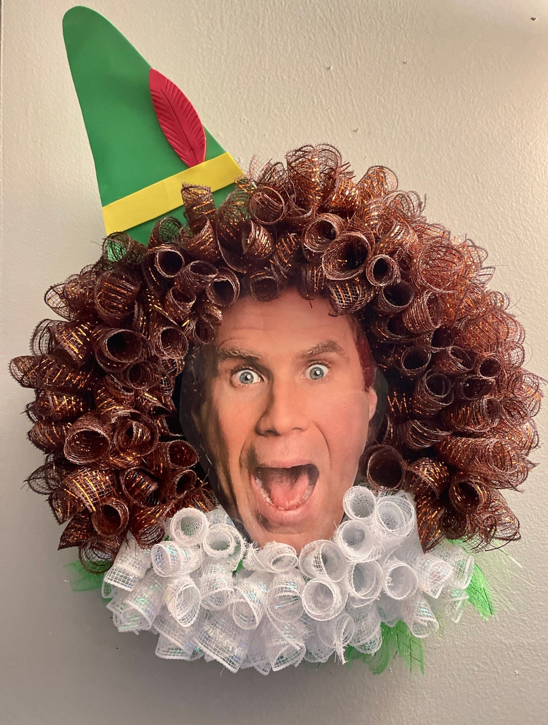 Buddy the Elf Wreath Etsy