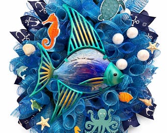 Coastal Beach Theme Wreath