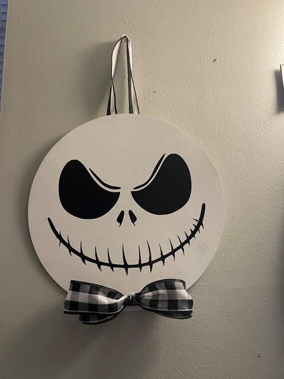 Jack Skellington Door Hanger Etsy