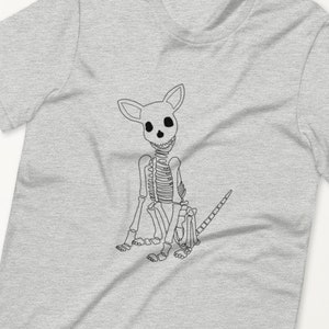 Chihuahua Skelett Unisex T-Shirt