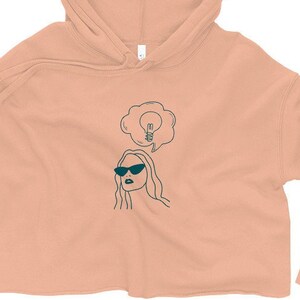 Speak Your Genius | Women's History Month | Women's Cropped Hoodie
