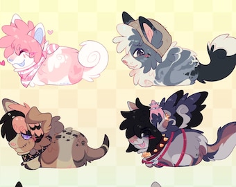 Loaf YCH / Encargo Furry / Arte digital personalizado