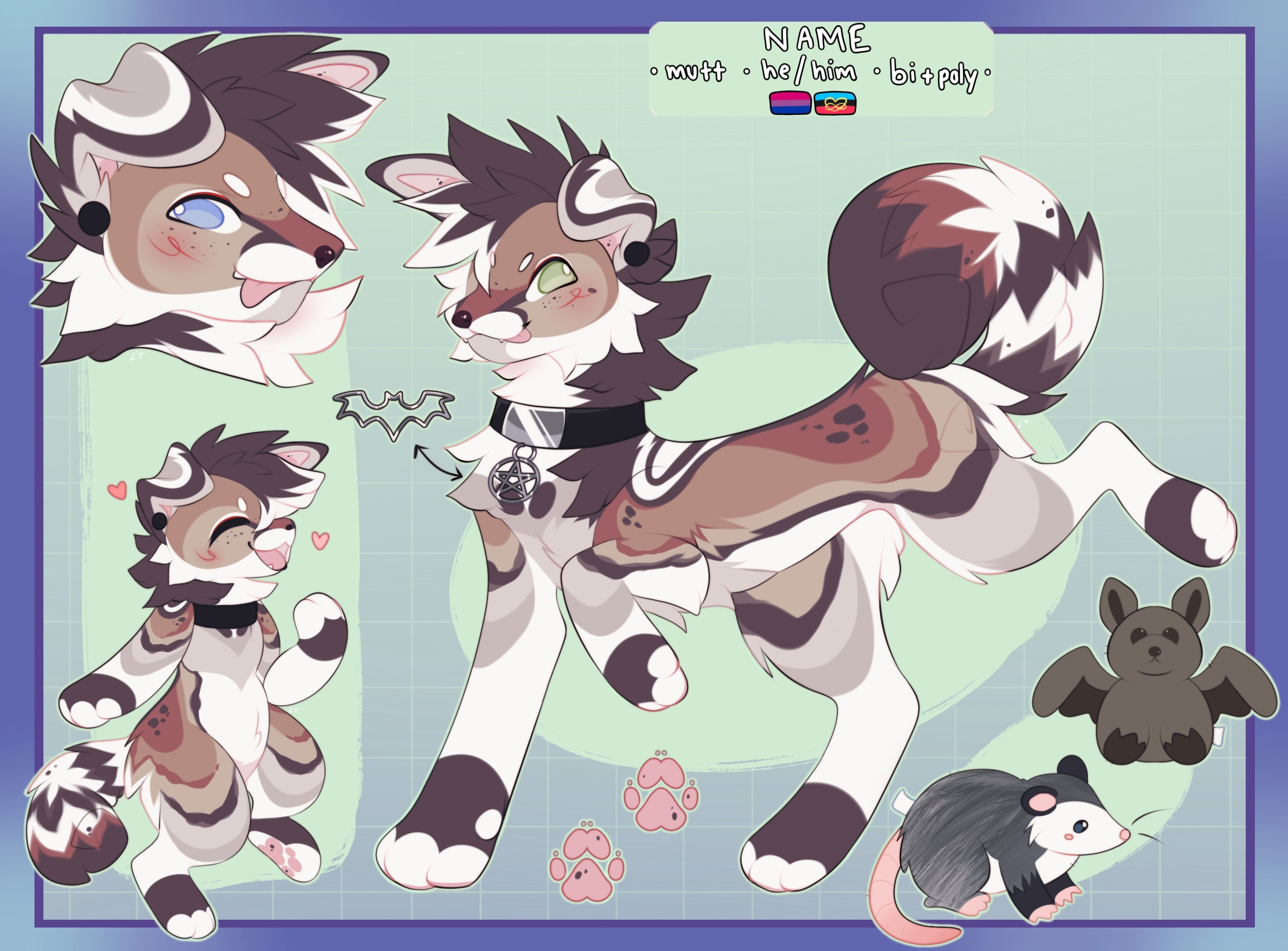 Simple Reference Sheet Custom Furry Art Commission Digital - Etsy