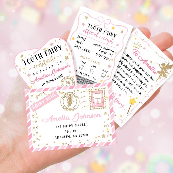 Tooth Fairy Envelope - Etsy