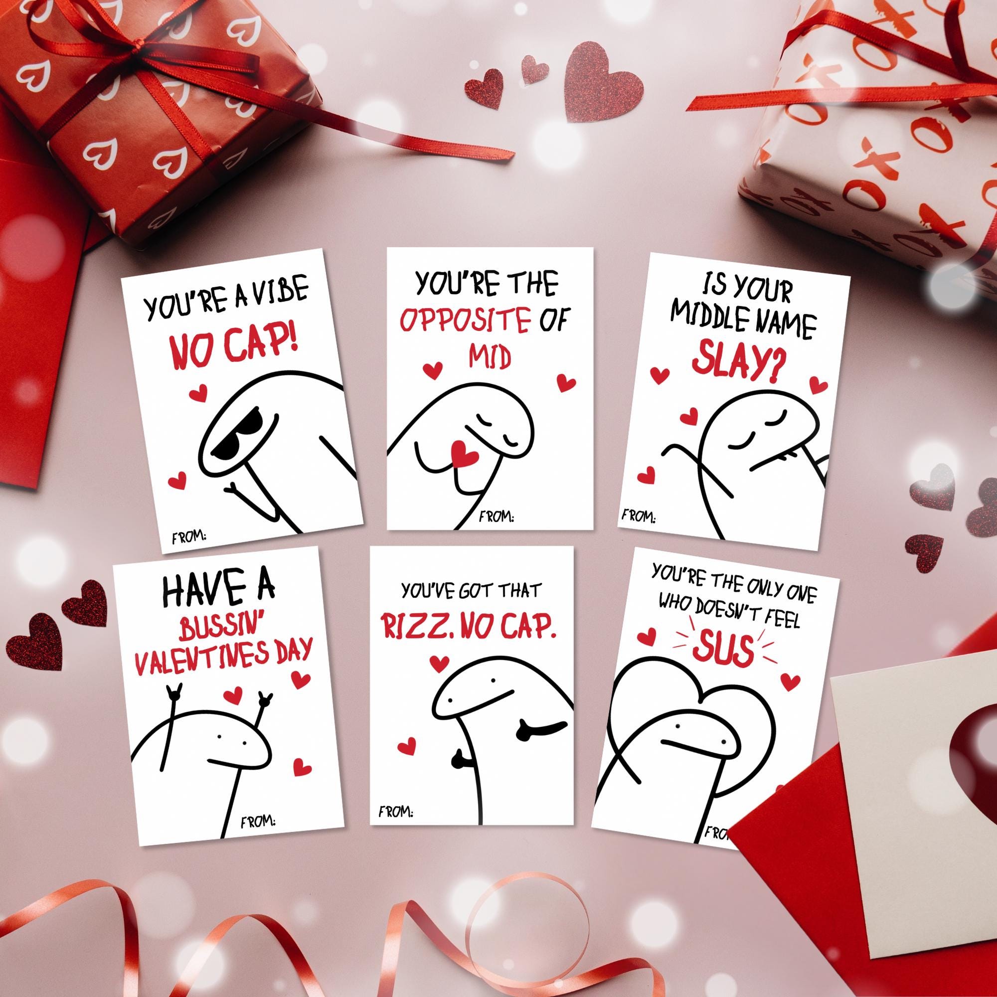 Slang Kids Valentine's Day Cards | Funny Printable Valentines Card ...