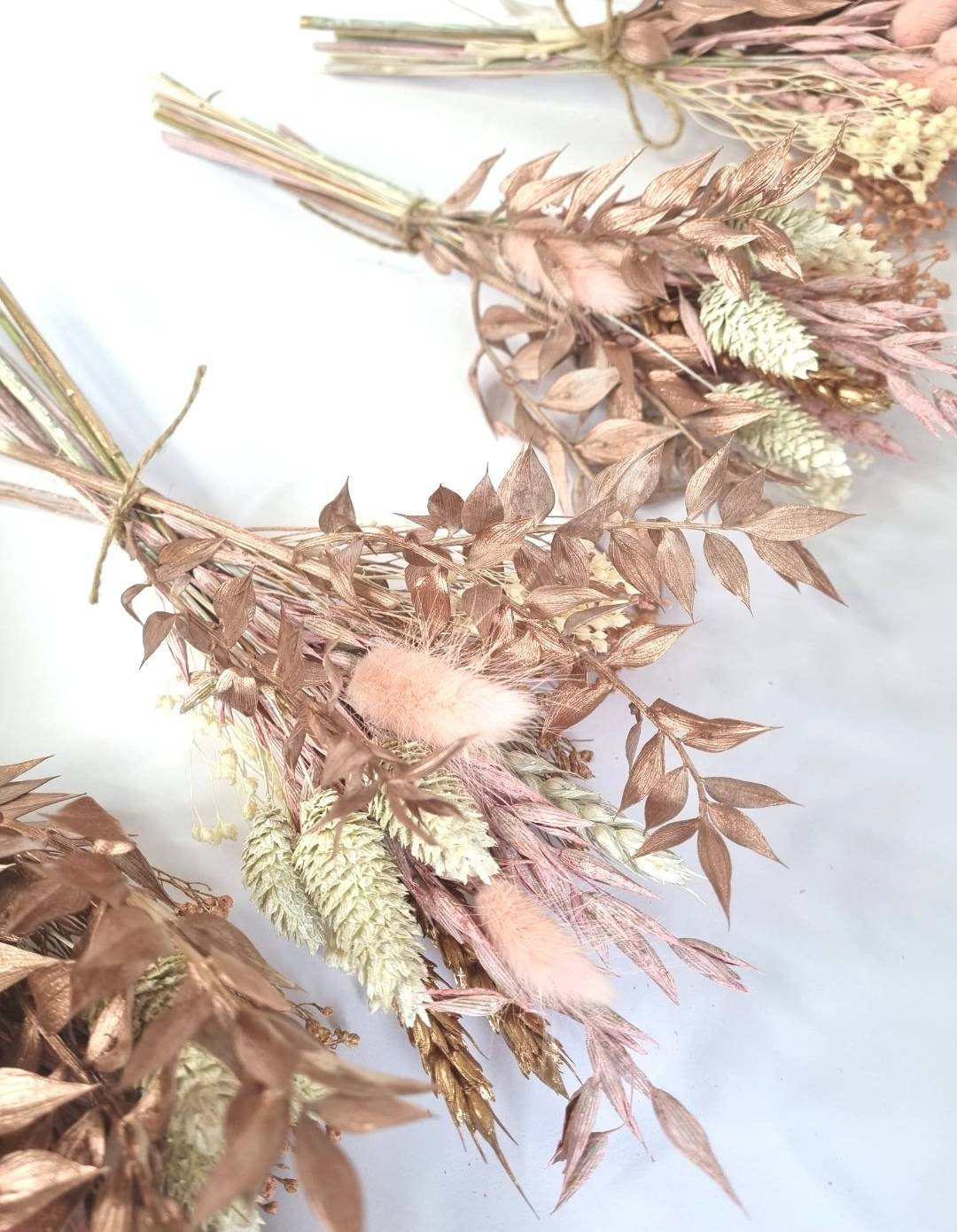 Rose Gold & Pink Dried Flower Bunch / Mini Dried Flower Etsy
