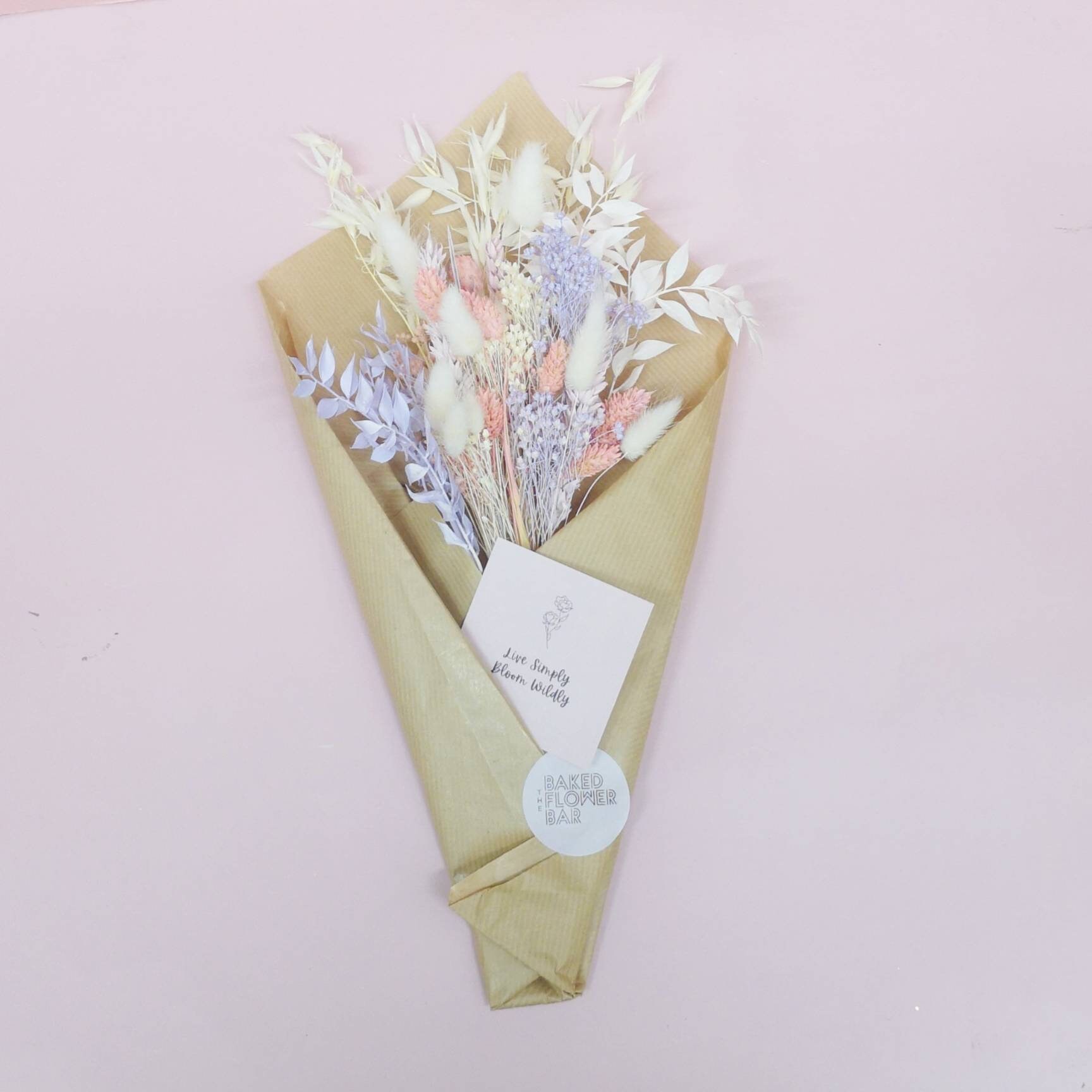 Pastel Dried Flower Bouquet / Dried Flower Home Arrangement Etsy UK